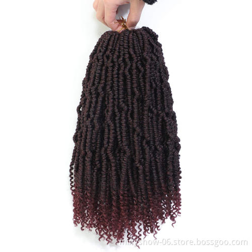 Synthetic Preloop spring bomb twist crochet hair dreadlock